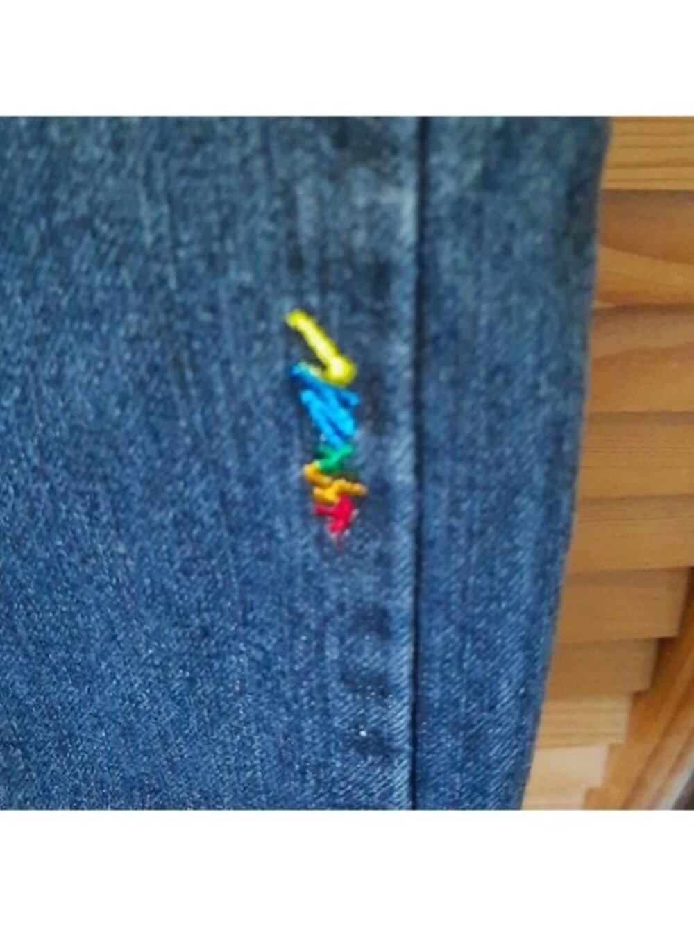 Coogi Australia Vintage Embroidered Denim Jeans Size W38 L34 - Picture 5 of 16